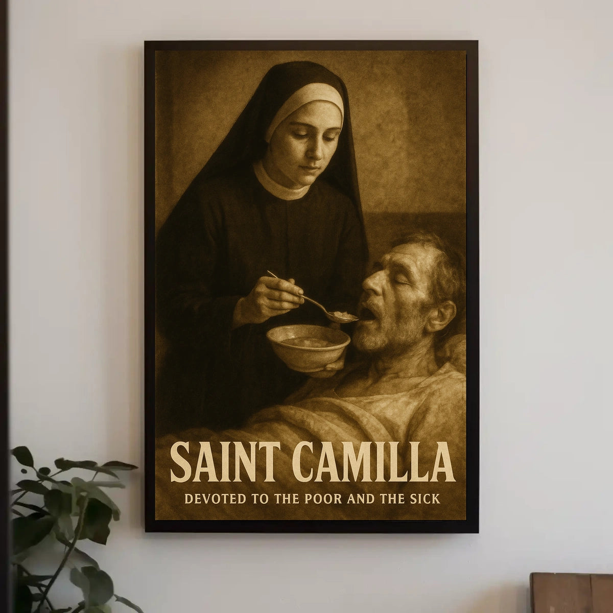 Saint Camilla Devoted To The Poor And Poster
