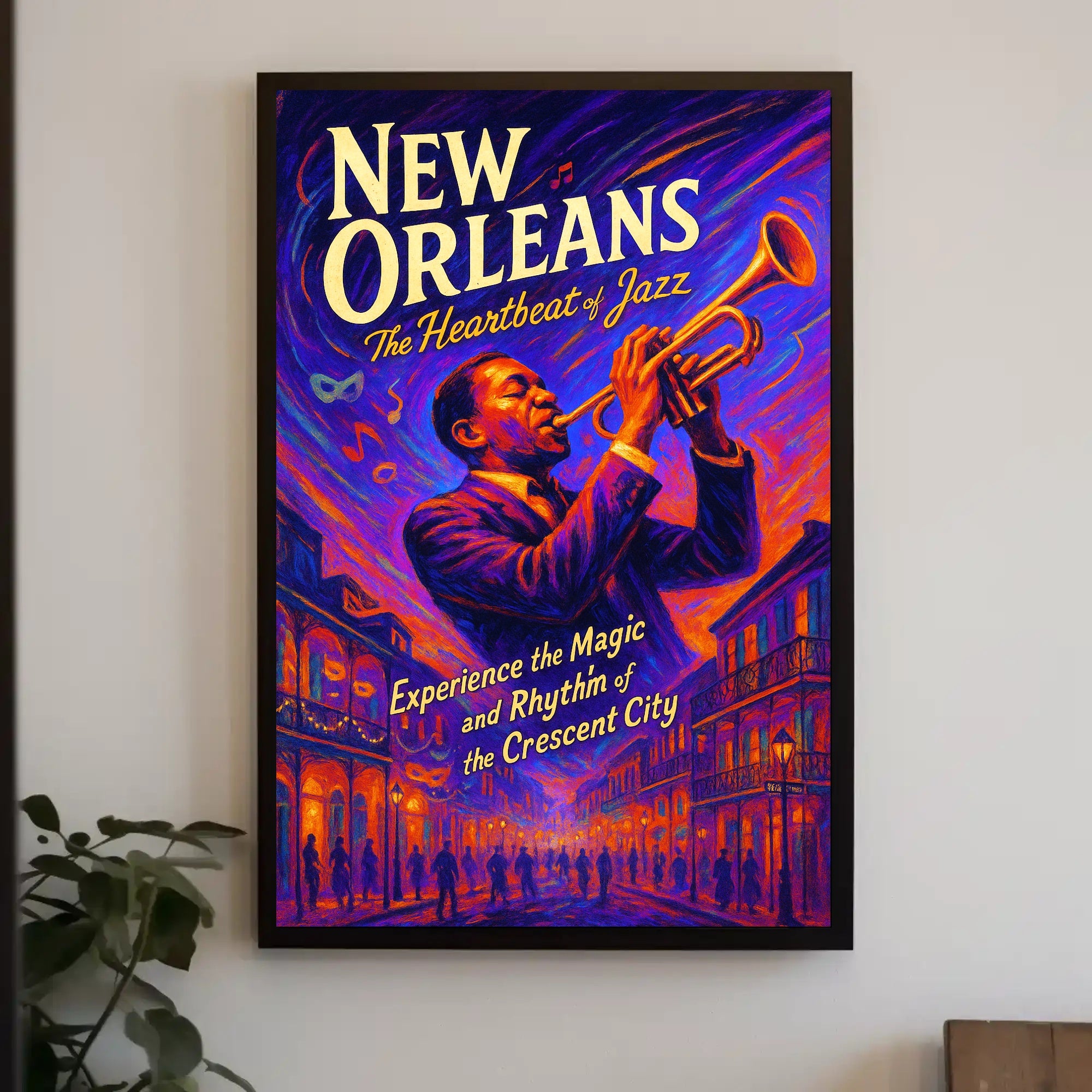 New Orleans The Heartbeat of Jazz Poster PosterGoat