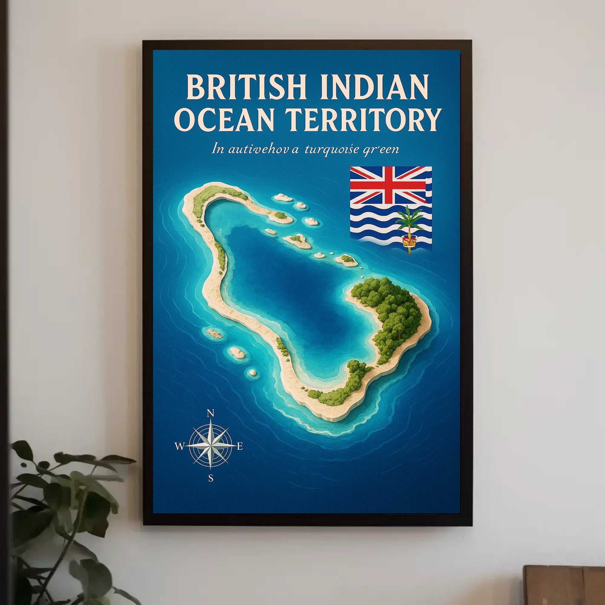 British Indian Ocean Territory Poster PosterGoat