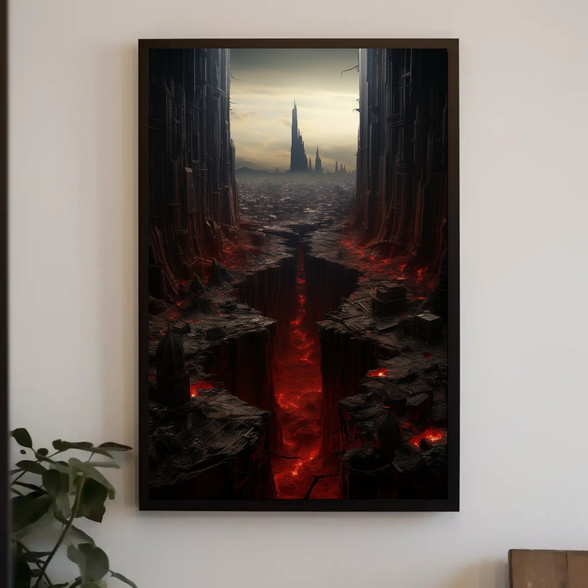 The Abyssal Cityscape Poster