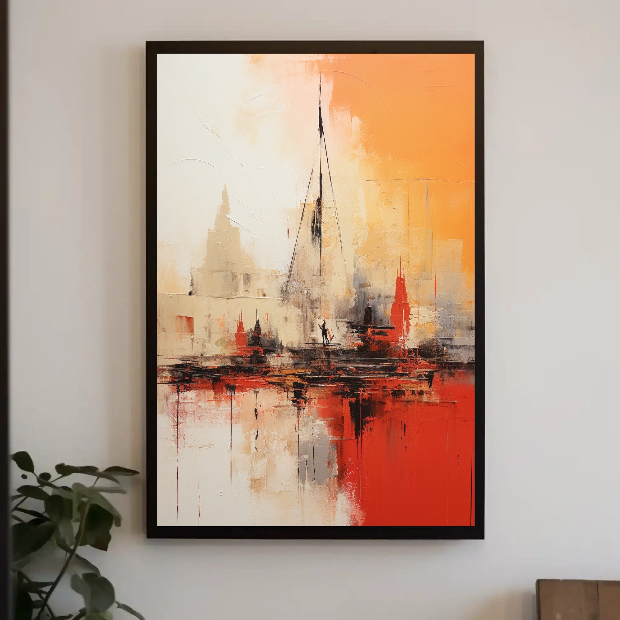 Dynamic Urban Exploration Art Poster - Abstract, Artistic Poster