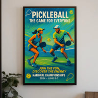 Pickleball National Championships 2024 Poster
