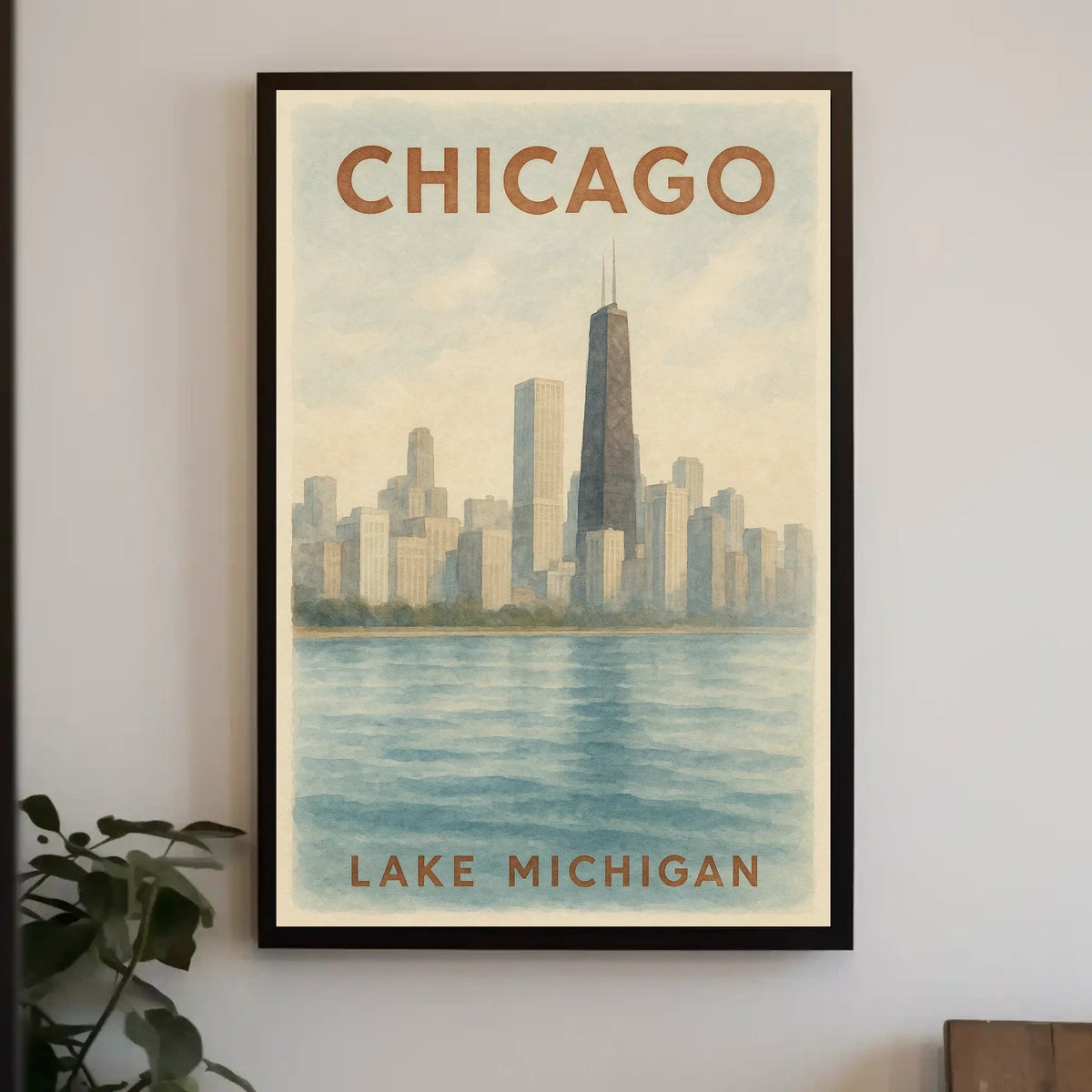 Chicago Skyline Poster