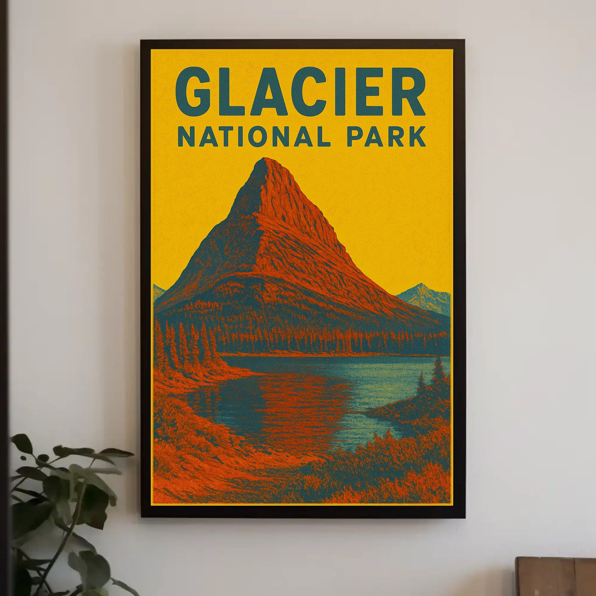 Glacier National Park Art Print Poster Decor PosterGoat