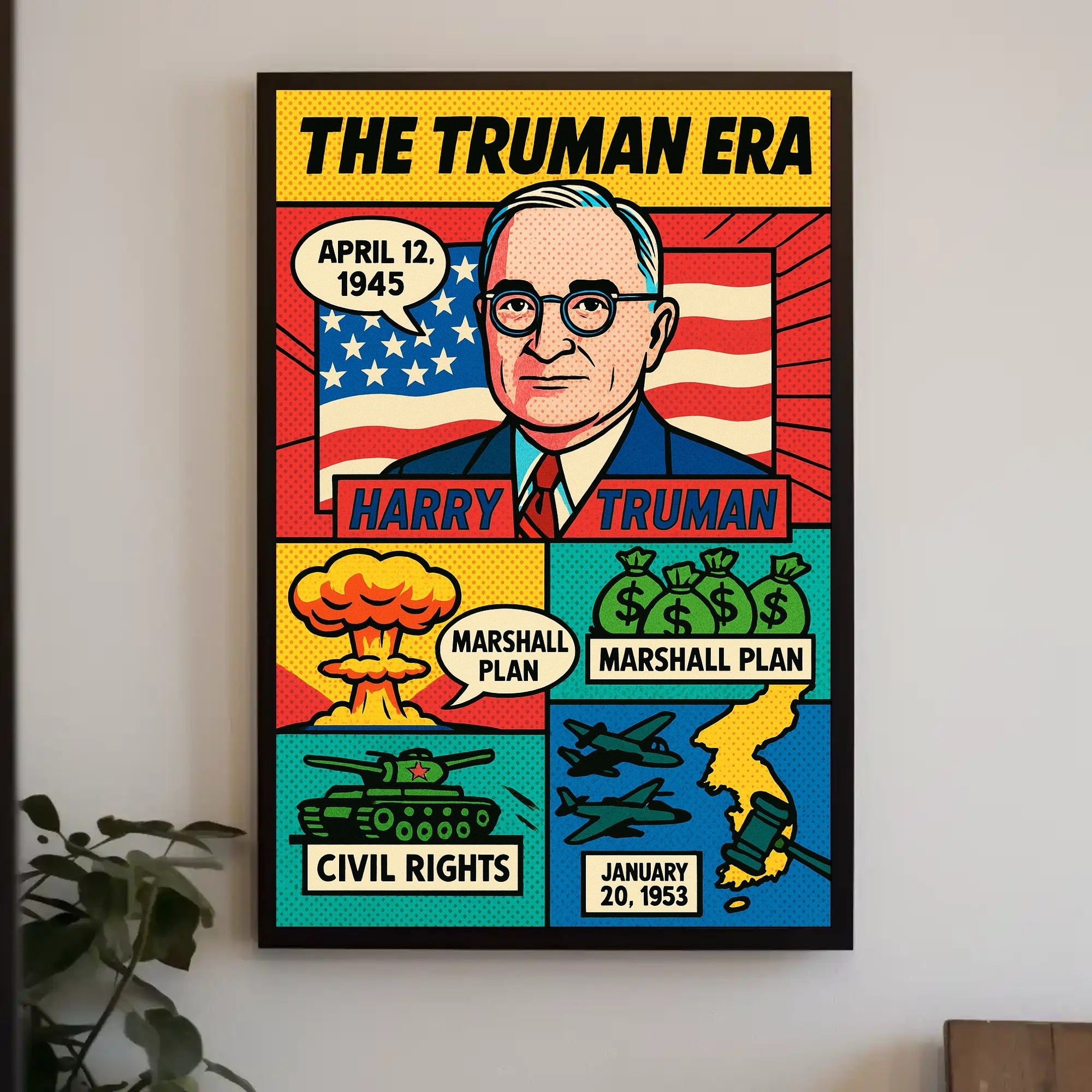 Harry Truman 33rd President Poster PosterGoat