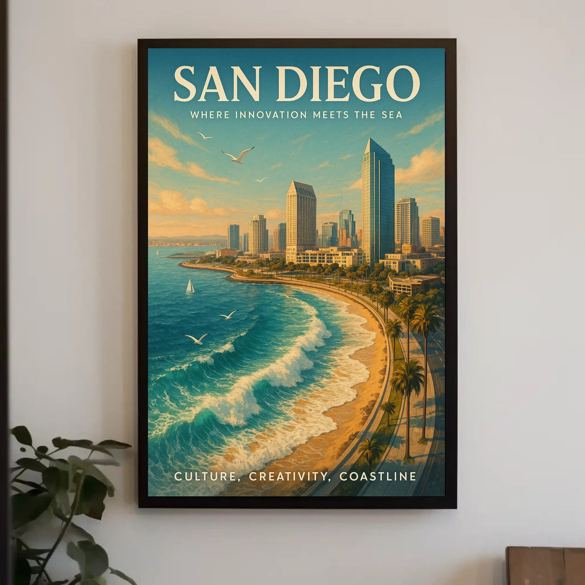 San Diego Where Innovation Meets The Poster