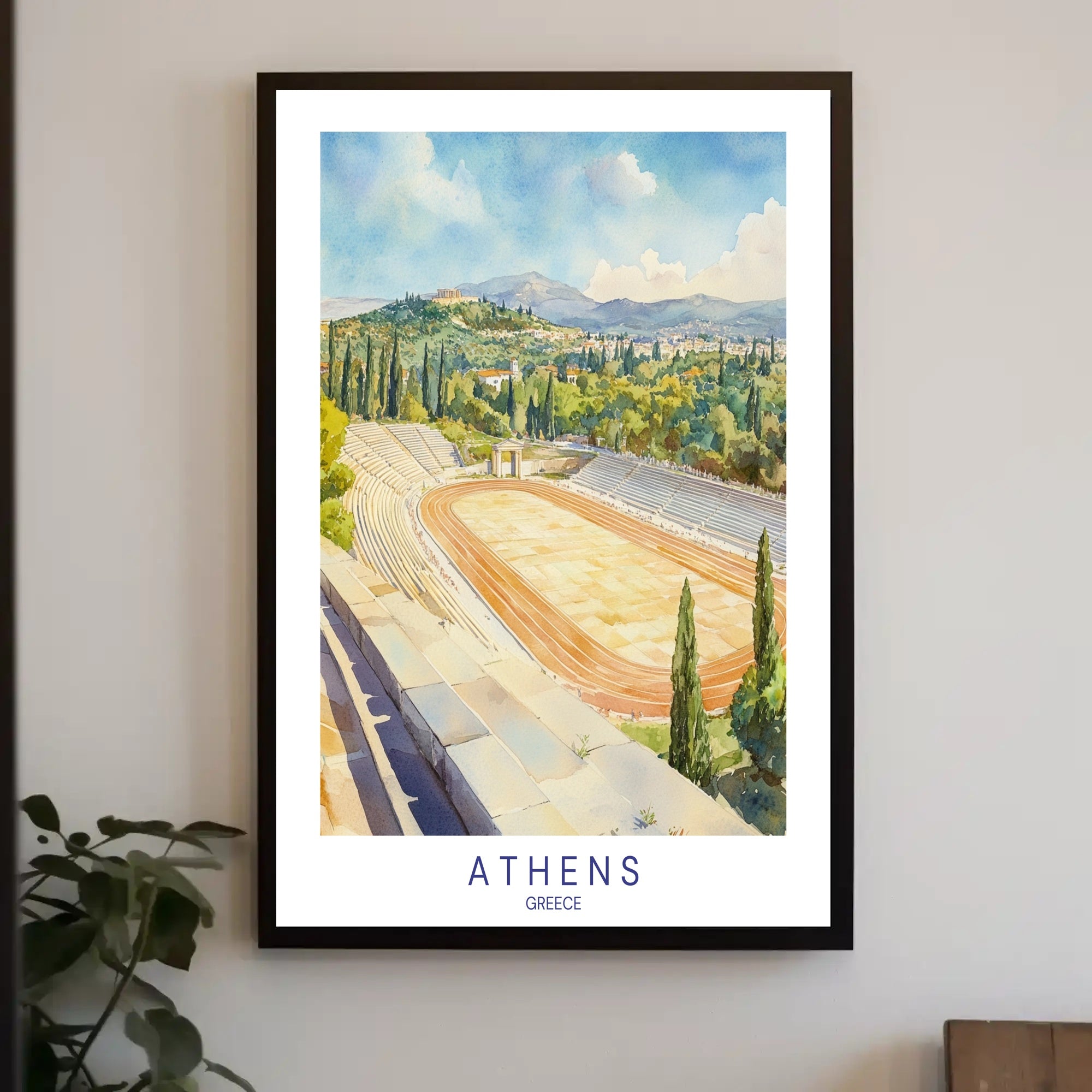 Athens Stadium Panorama Poster PosterGoat