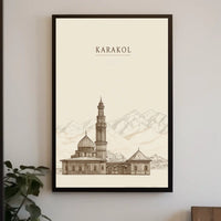 Karakol Architecture Poster
