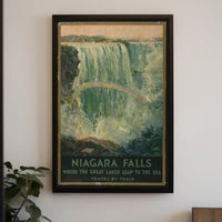 Niagara Falls Travel Poster PosterGoat