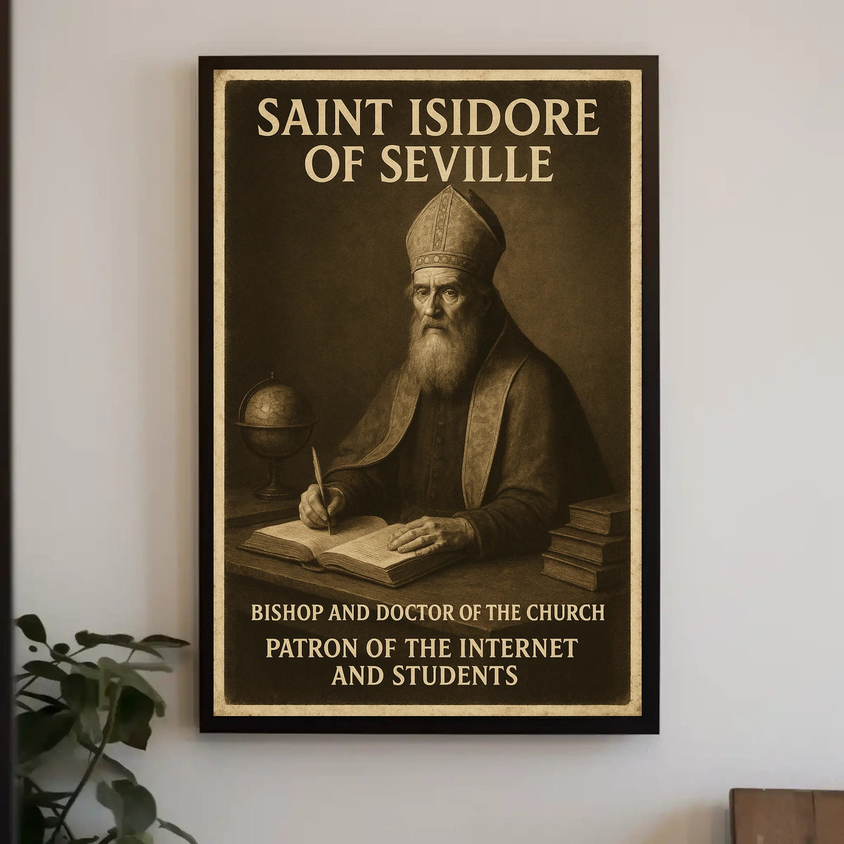 Saint Isidore Of Seville Poster