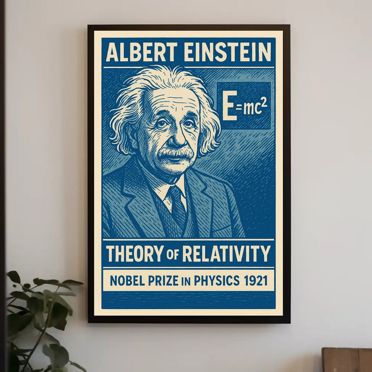 Albert Einstein Theory Of Relativity Poster