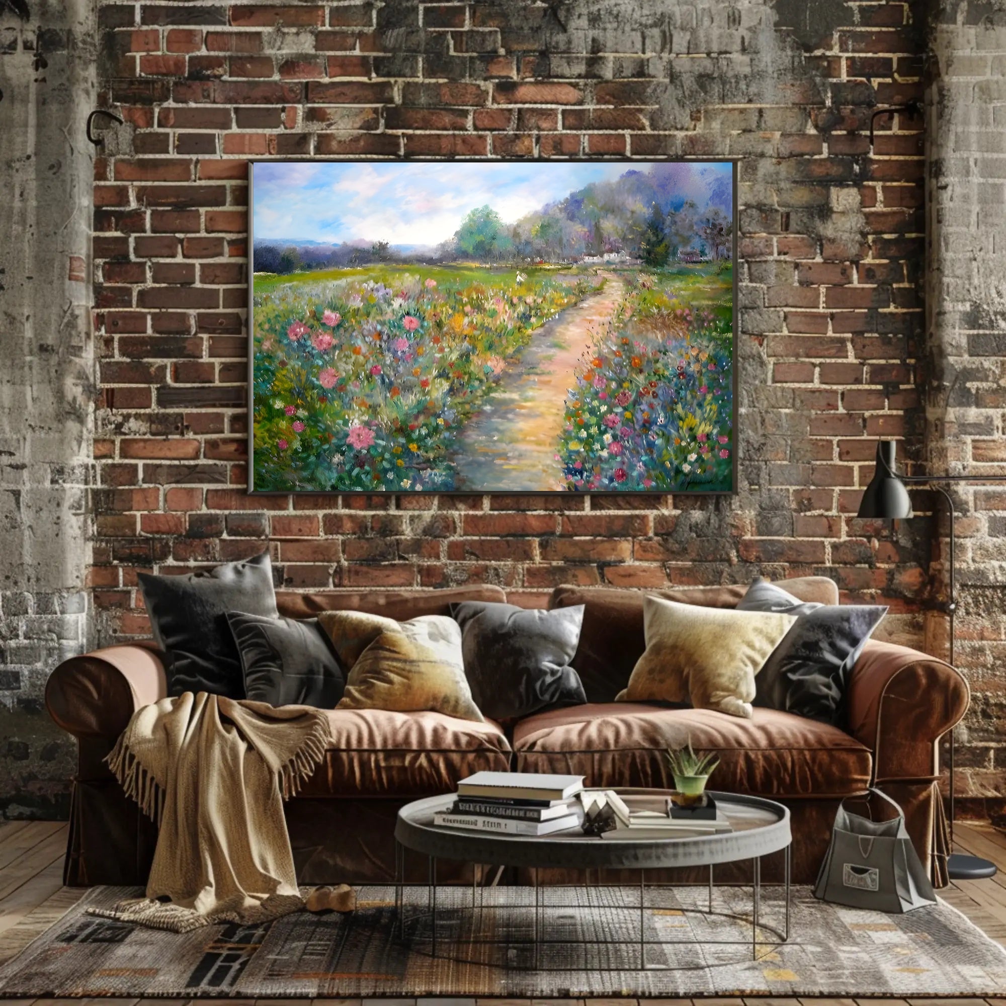 Serene Garden Pathway Poster