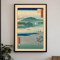 Serene Landscape with Mount Fuji Poster PosterGoat