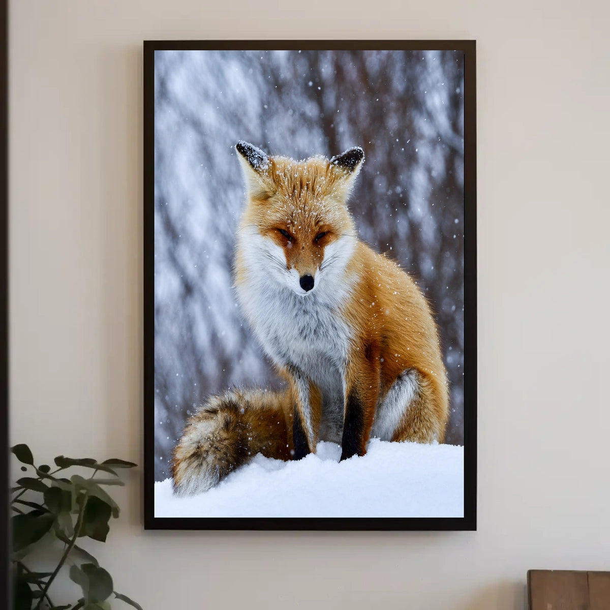 Winter Fox Poster