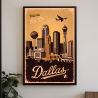 Discover Dallas Poster