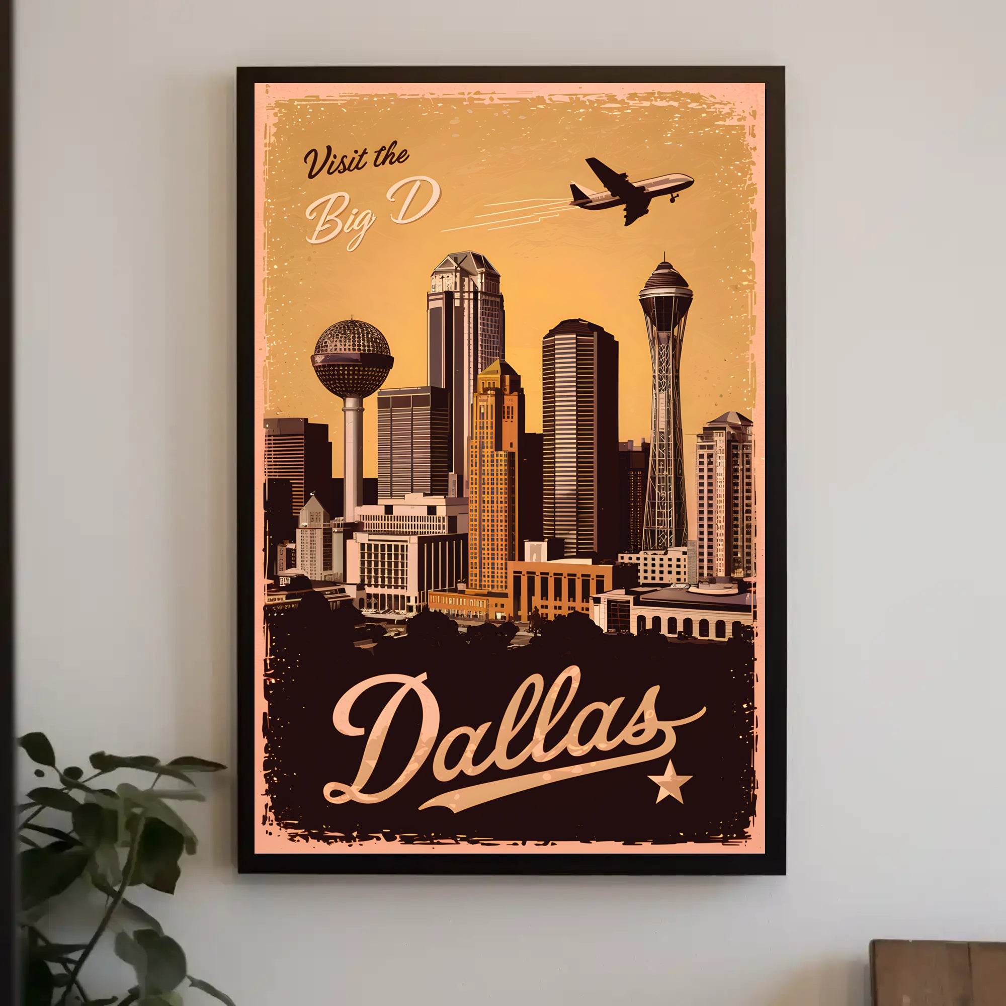 Discover Dallas Poster