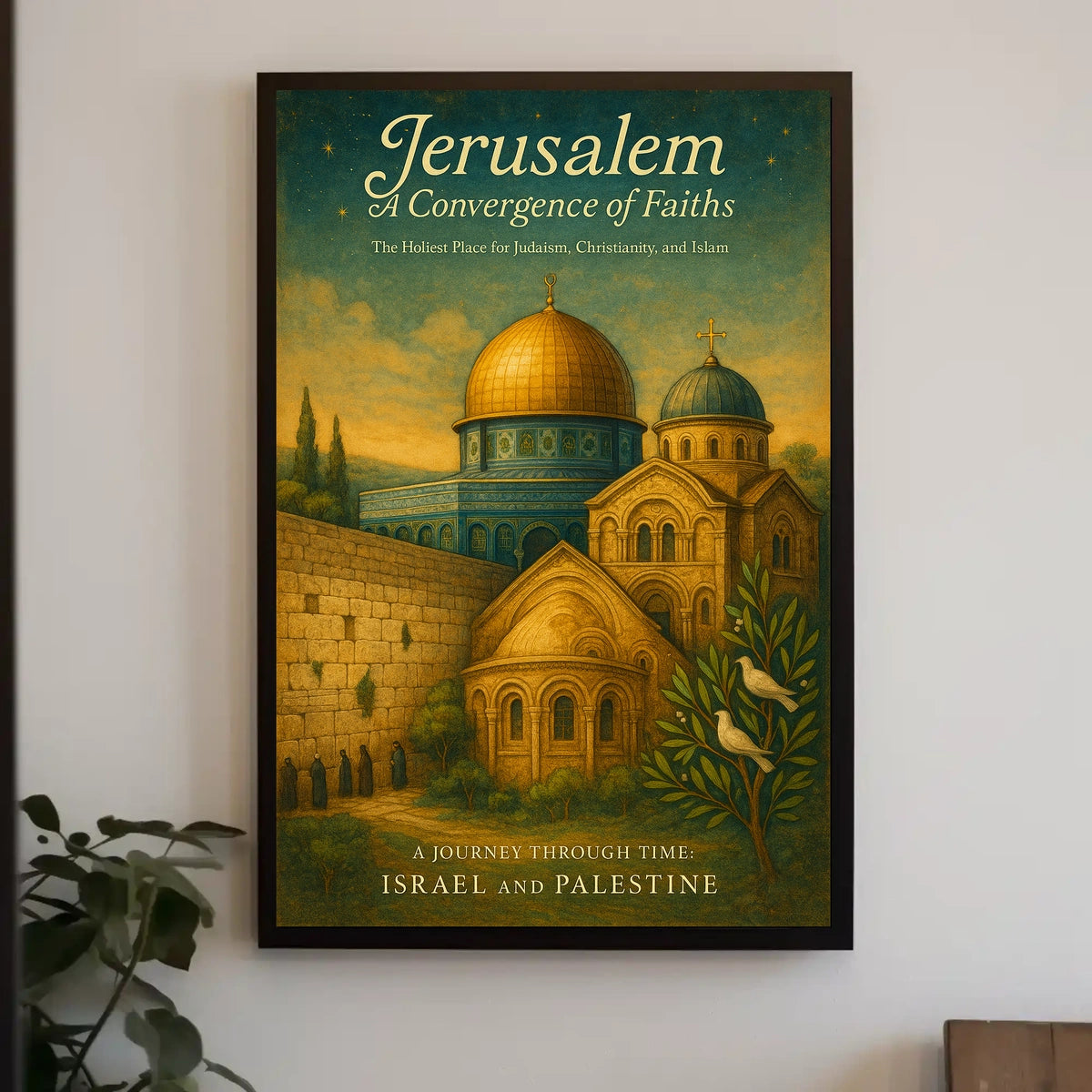 Jerusalem A Convergence Of Faiths Poster