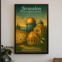 Jerusalem A Convergence Of Faiths Poster