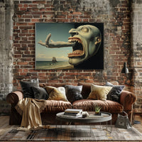 Surreal Coastal Grotesque Fantasy or Mythology Poster