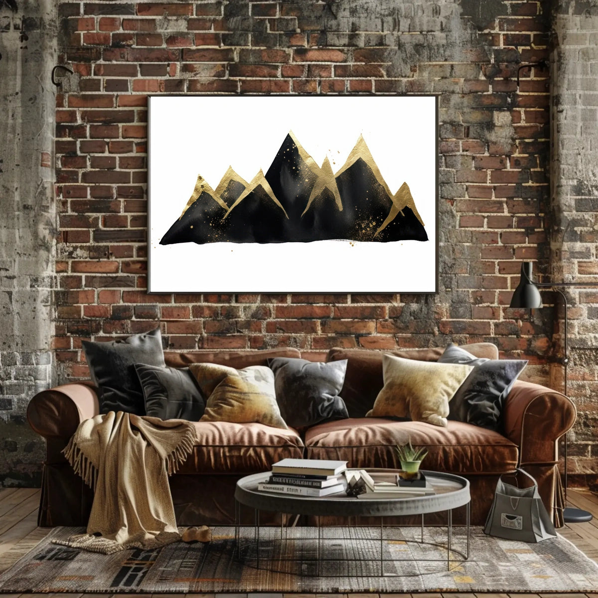 Golden Peaks Poster