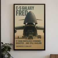 Military Aircraft with Tank U.S. Air Force Poster