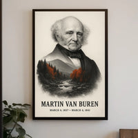 Martin Van Buren 8th President of the United States Reflections Poster