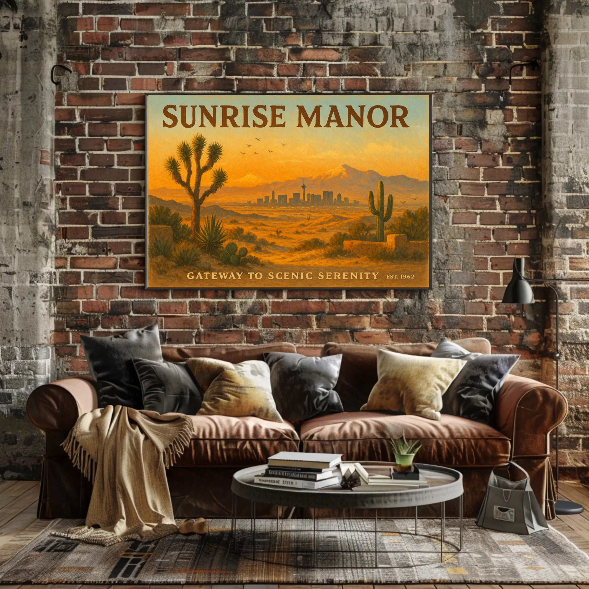 Sunrise Manor Scenic Serenity Travel Poster