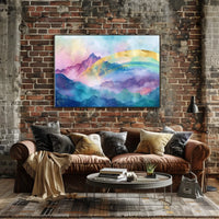 Mystical Mountain Landscape Poster