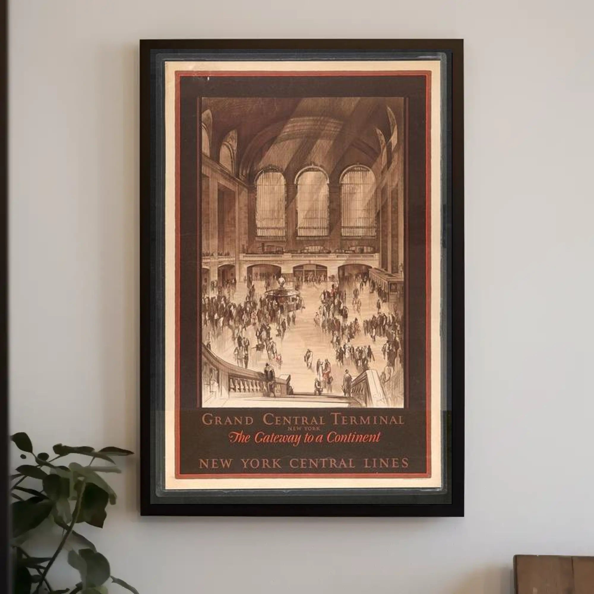Grand Central Terminal: Gateway to a Continent Poster PosterGoat
