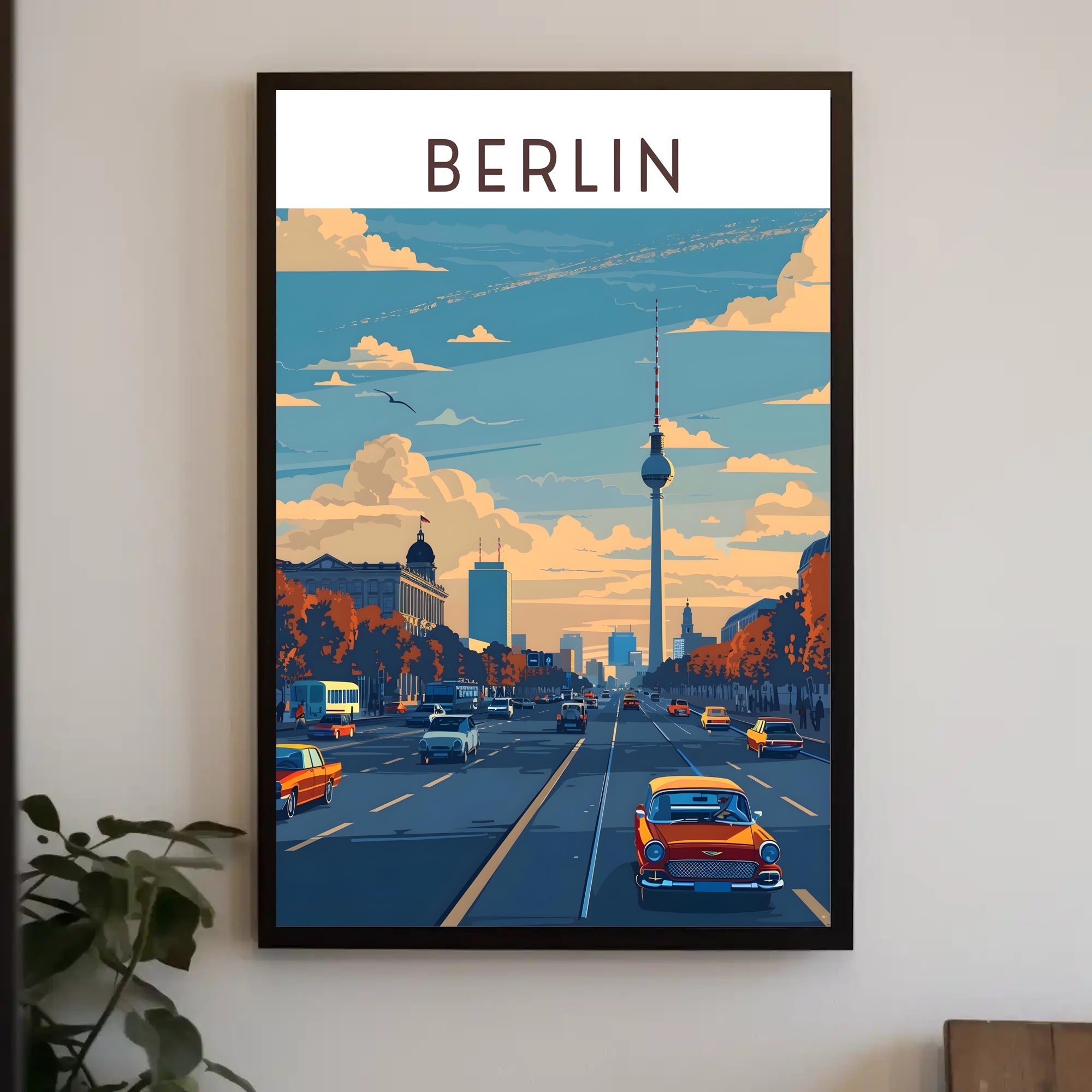Berlin Cityscape Poster
