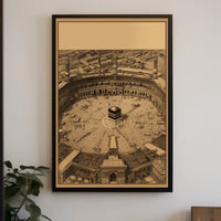 The Grandeur of the Kaaba Poster