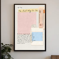 The Best Way to See Poster PosterGoat