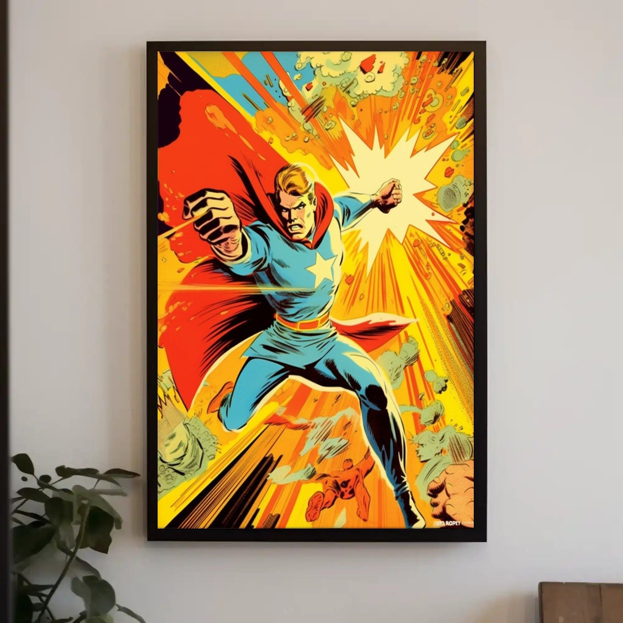 Dynamic Heroic Charge Poster