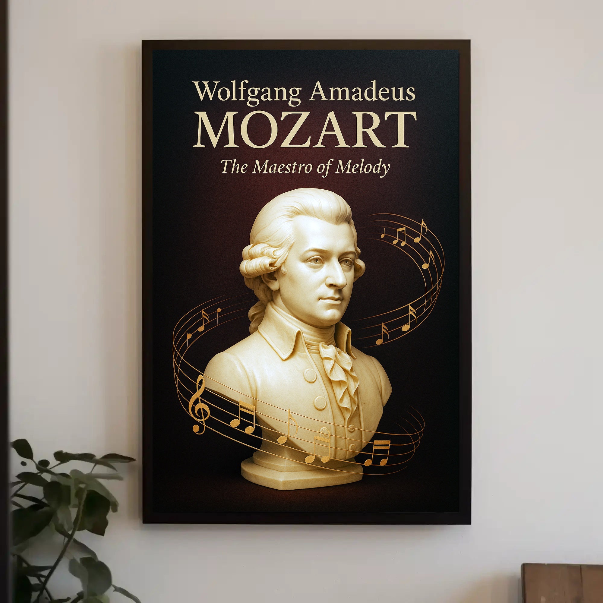 Wolfgang Amadeus Mozart The Maestro of Melody Poster PosterGoat