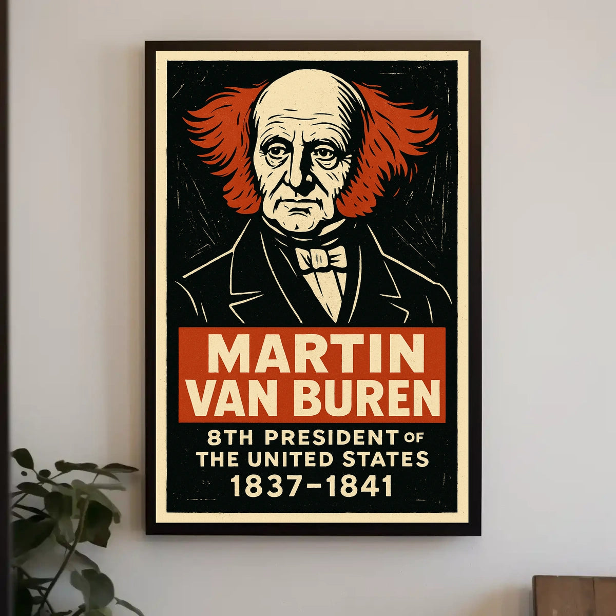 Martin Van Buren 8th President Poster