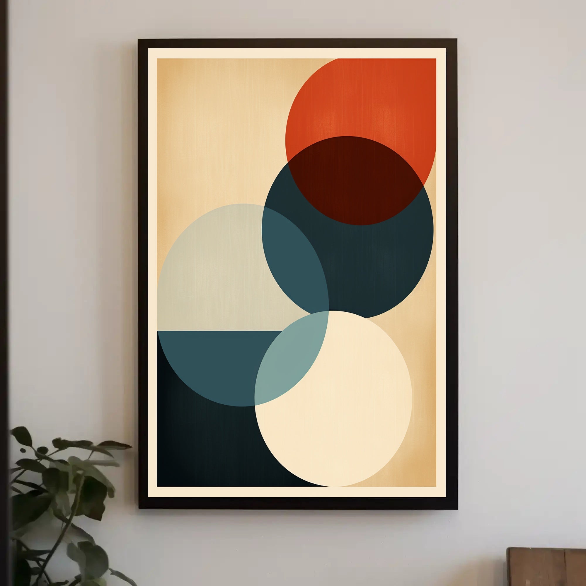 Abstract Geometric Harmony Abstract Poster