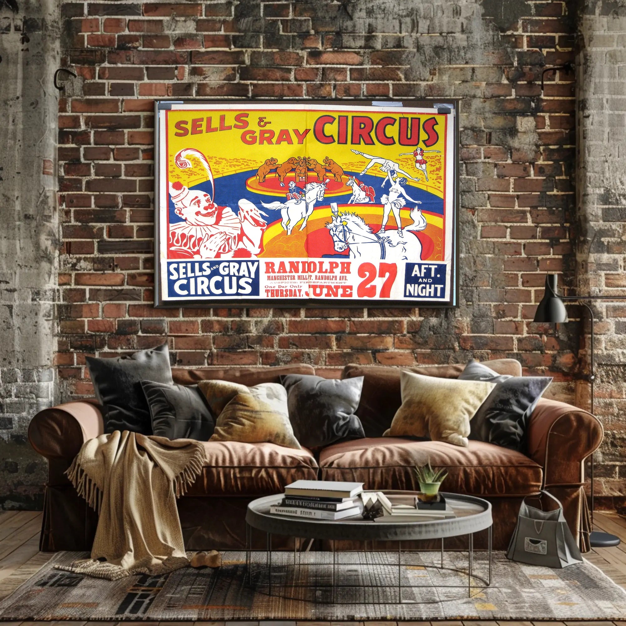 Sells & Gray Circus Extravaganza Poster