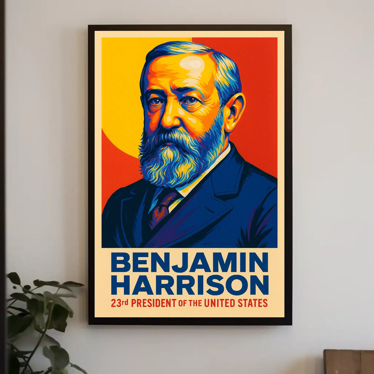 Benjamin Harrison 23Rd President Poster