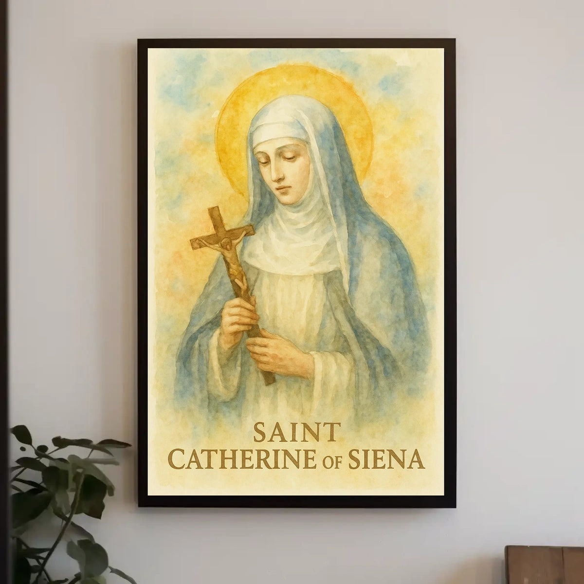 Saint Catherine Siena Poster