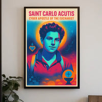 Saint Carlo Acutis Cyber Apostle Of Poster