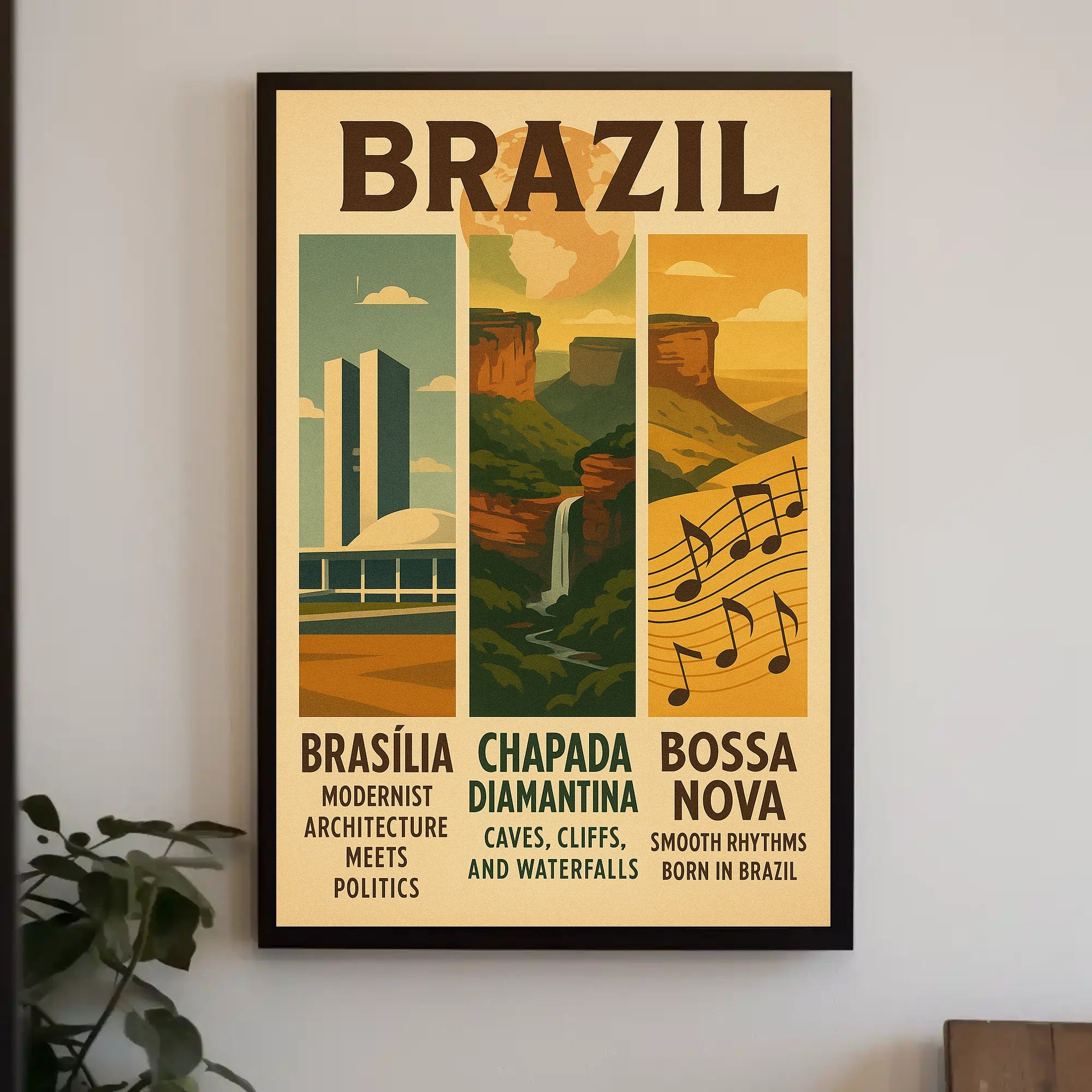 Discover Brazil Poster PosterGoat