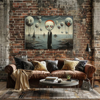 Eerie Surrealism: Dreamy Otherworldly Art Poster - Artistic Poster