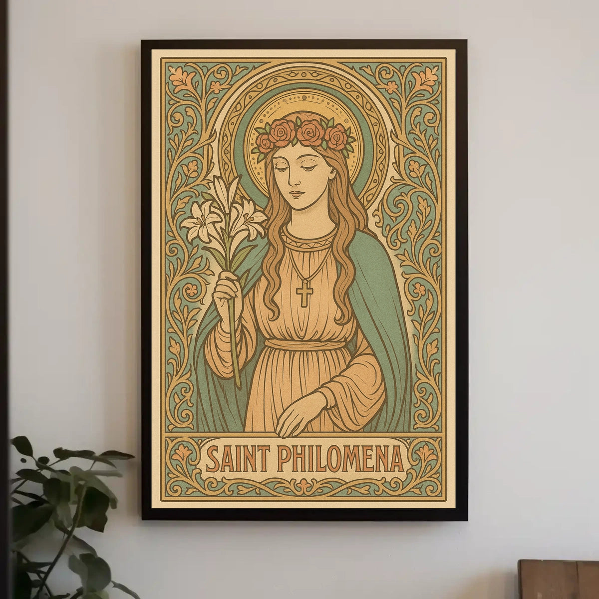 St. Philomena Sacred Poster