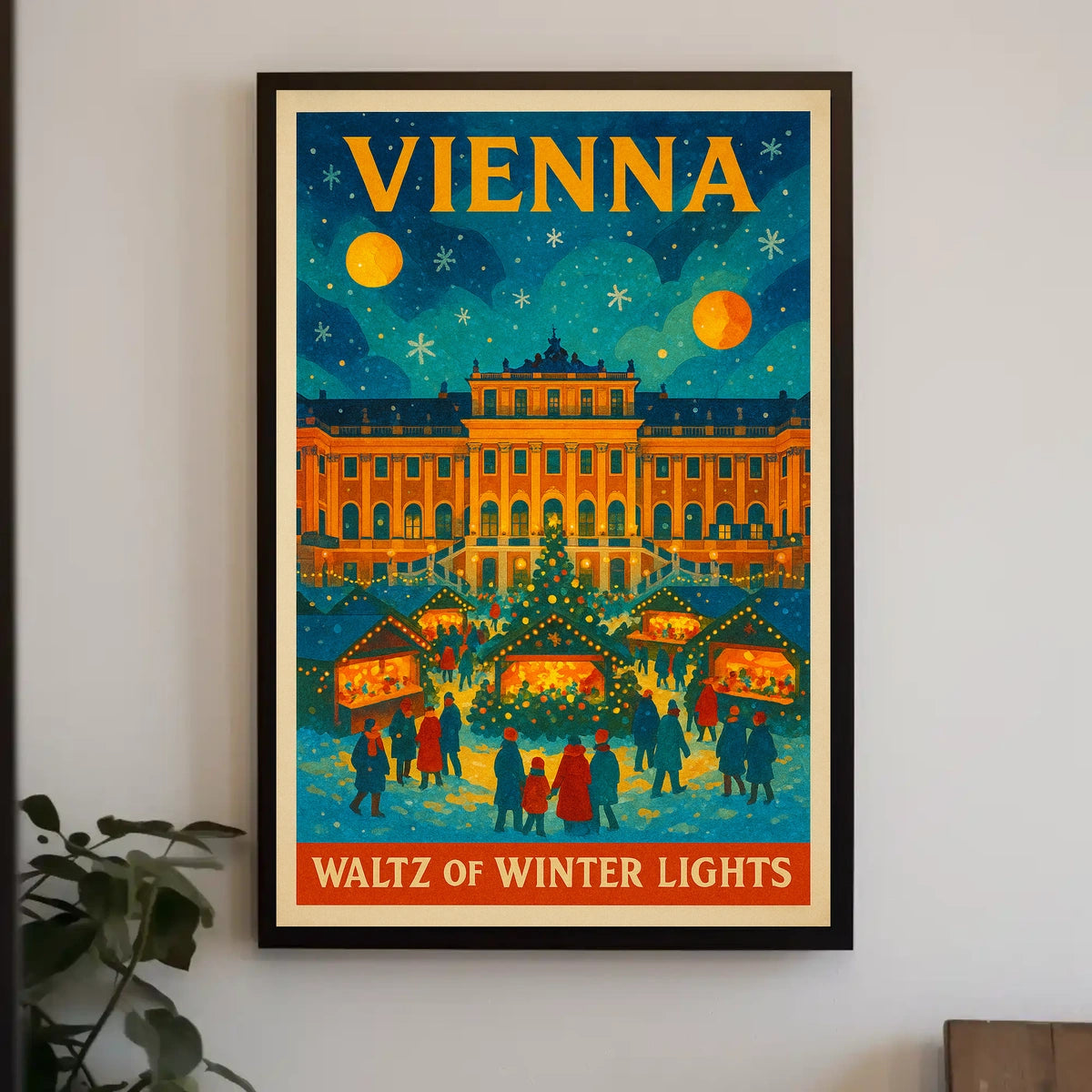 Waltz Of Winter Lights Poster