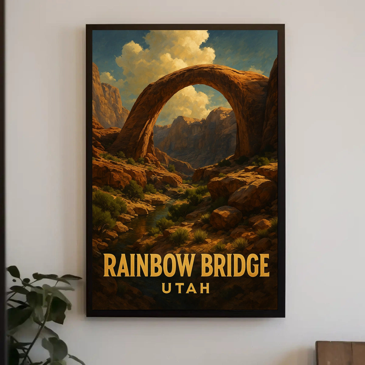 Rainbow Bridge Utah Poster