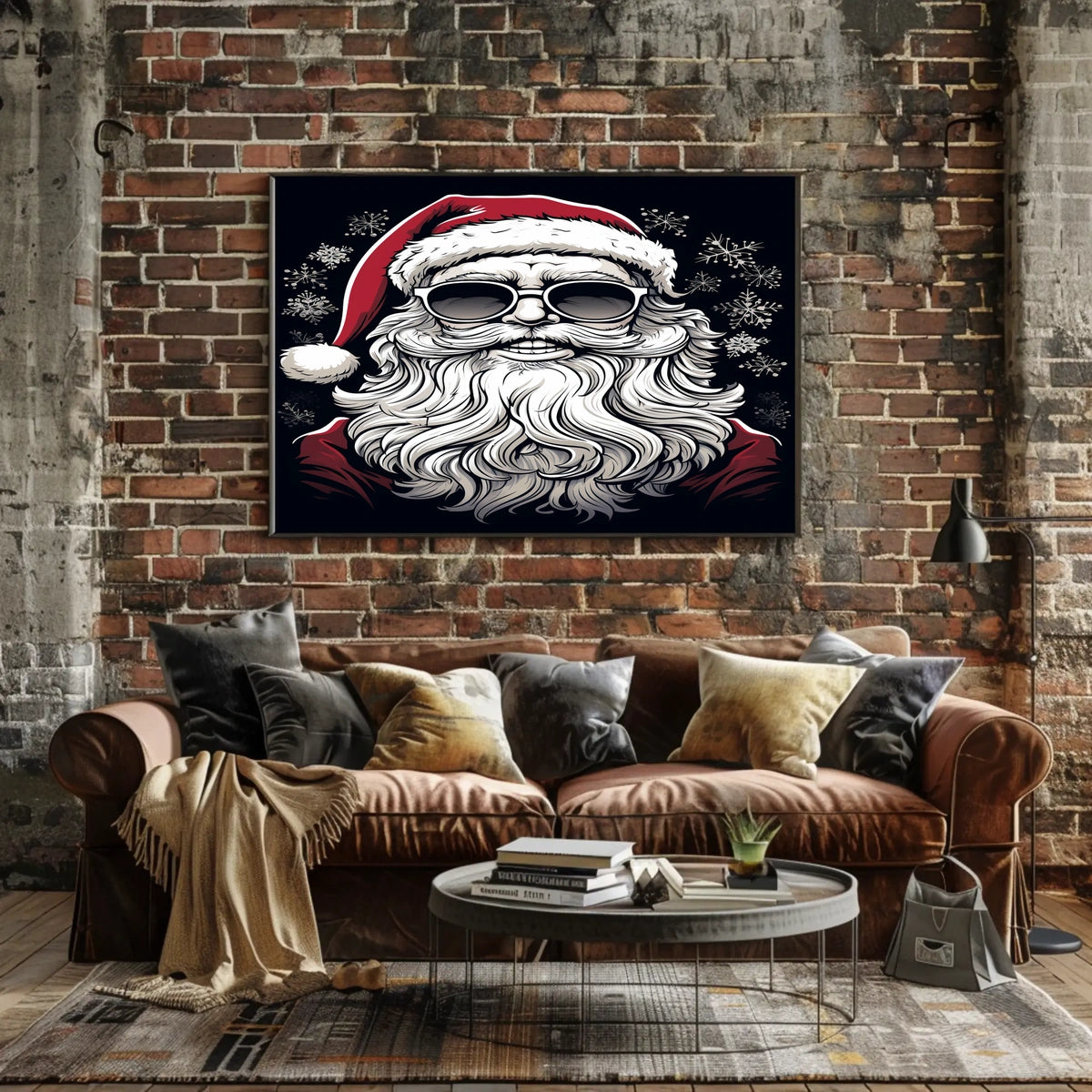Cool Santa Vibes Poster
