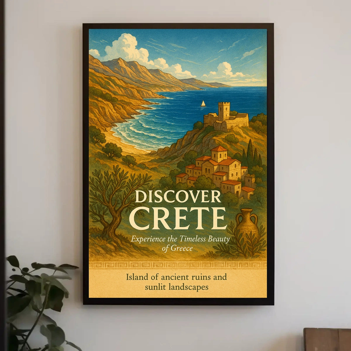 Discover Crete Poster