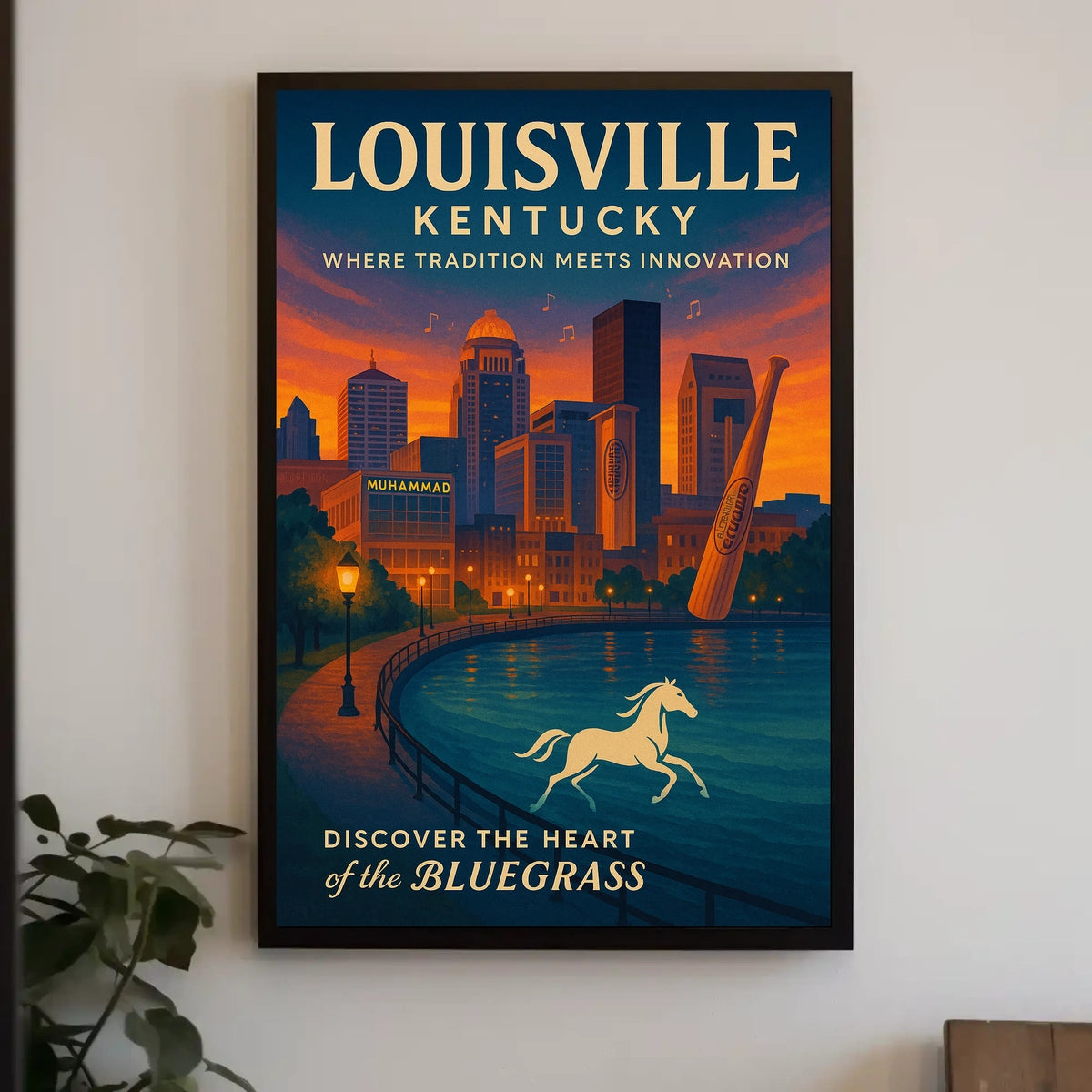 Louisville Where Tradition Meets Innovation Poster