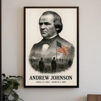 Andrew Johnson 17th President of the United States Reflections Poster