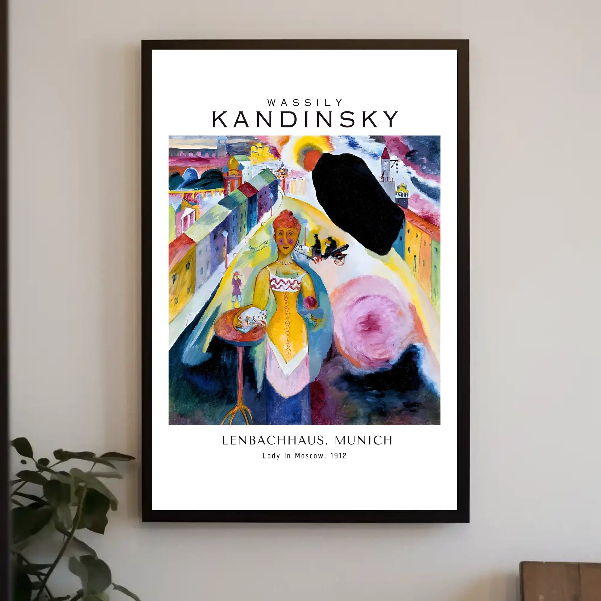 Lady in Moscow 1912 Poster